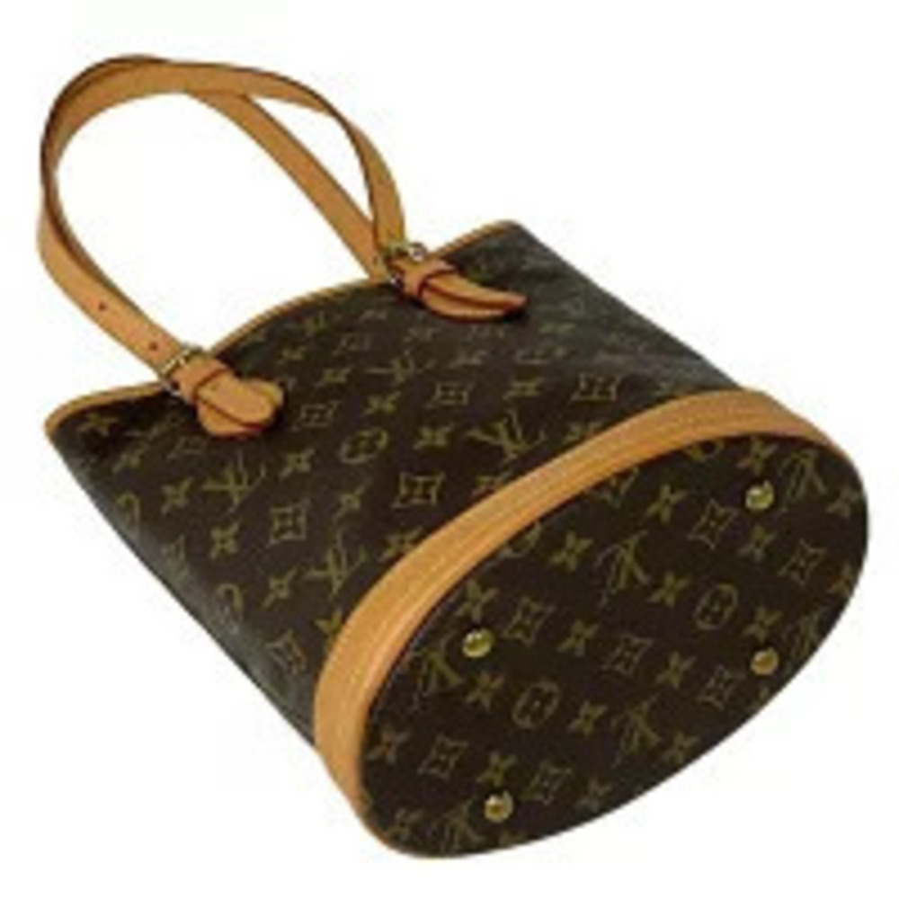 Louis Vuitton Bucket Bag Tote Monogram Shoulder Brown Bucket Brown